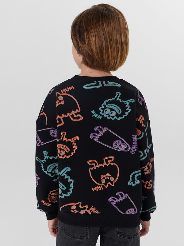 MARK FORMELLE Свитшот 571694 123466 призраки на черном