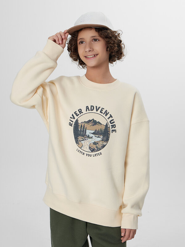 MARK FORMELLE Свитшот 571696 123487 топленое молоко +печать