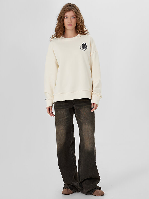 MARK FORMELLE Свитшот 571702 122813/1 молочный +печать