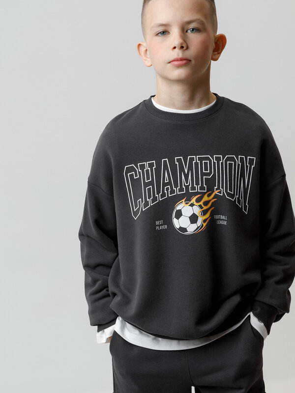 CROCKID Свитшот 571716 КР 302843 темно-серый