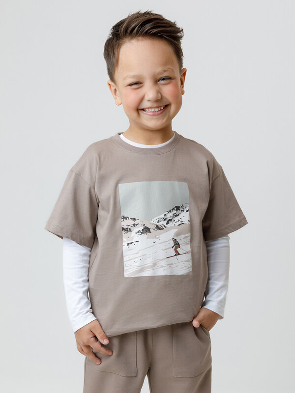 CROCKID Футболка 571728 КР 302799 коричневый