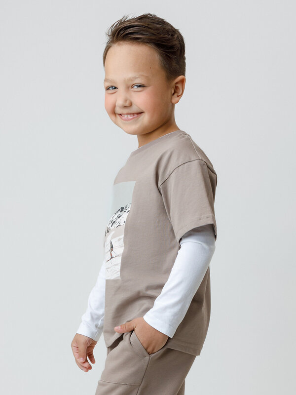 CROCKID Футболка 571728 КР 302799 коричневый