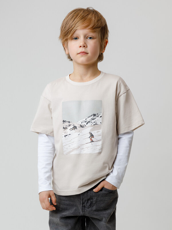 CROCKID Футболка 571731 КР 302799 бежевый