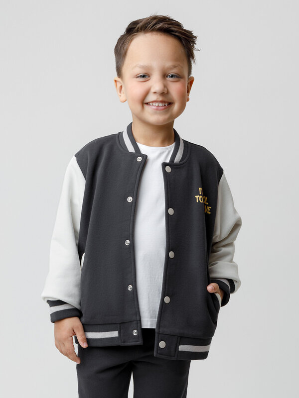 CROCKID Бомбер 571764 КР 302841 темно-серый