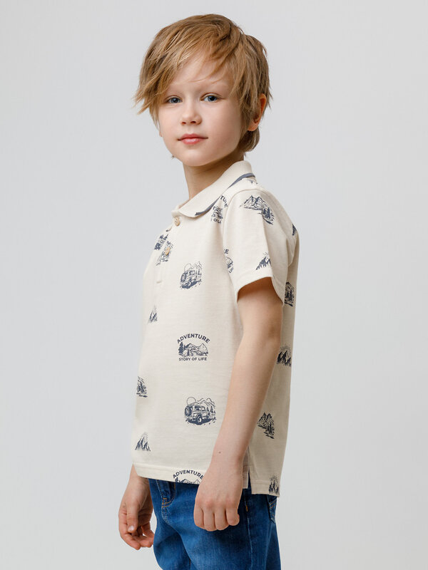 CROCKID Поло 571776 КР 302416 бежевый