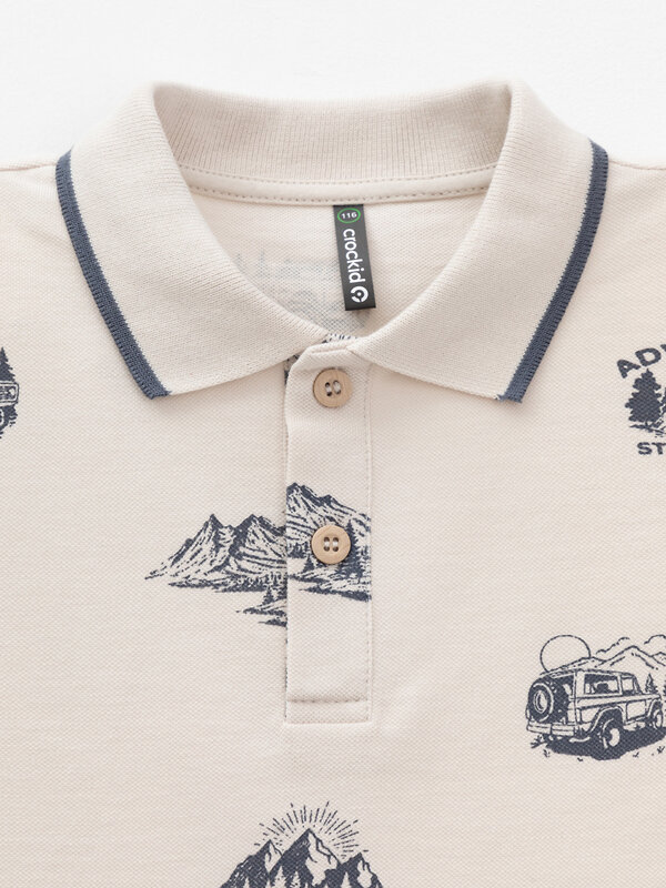 CROCKID Поло 571776 КР 302416 бежевый