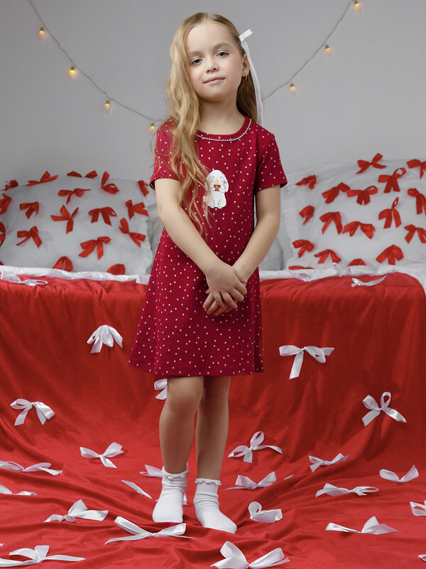 CROCKID Сорочка 571781 К 1155 красный