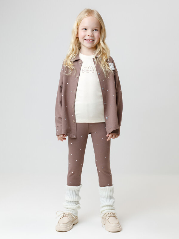 CROCKID Лосины 571796 КР 4074 коричневый