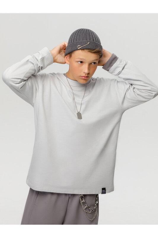 CUBBY Лонгслив 571806 КБ 302925 светло-серый5