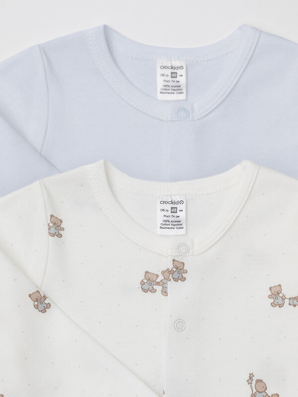 CROCKID Комбинезон 571835 К 6535-2уп светло-серый5