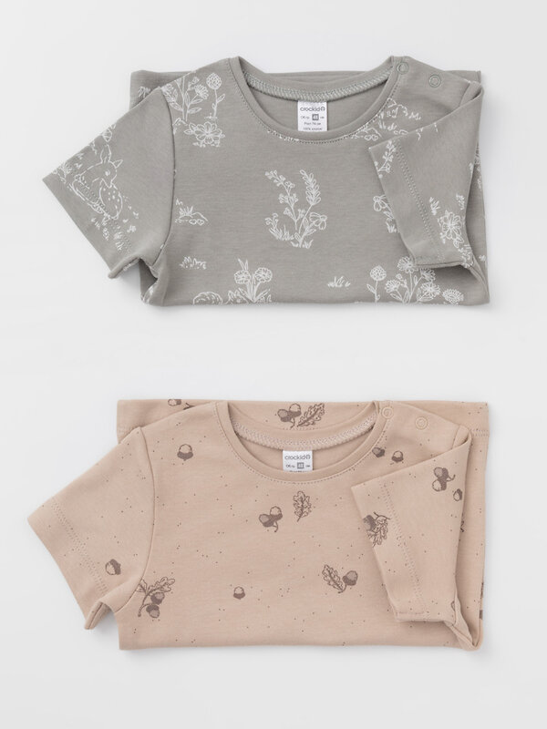 CROCKID Футболка 571848 К 301156-2уп хаки