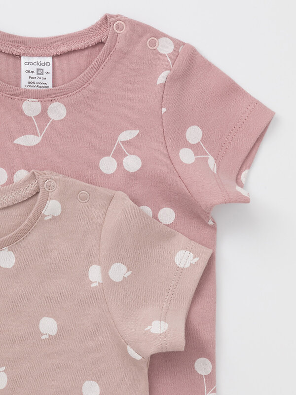 CROCKID Боди 571850 К 6073-2уп розовый