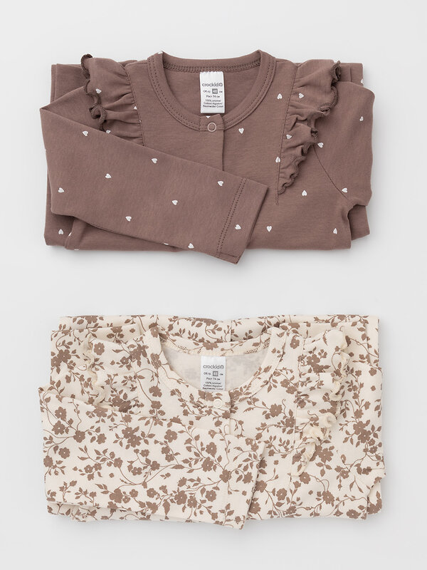 CROCKID Комбинезон 571871 К 6534-2уп коричневый