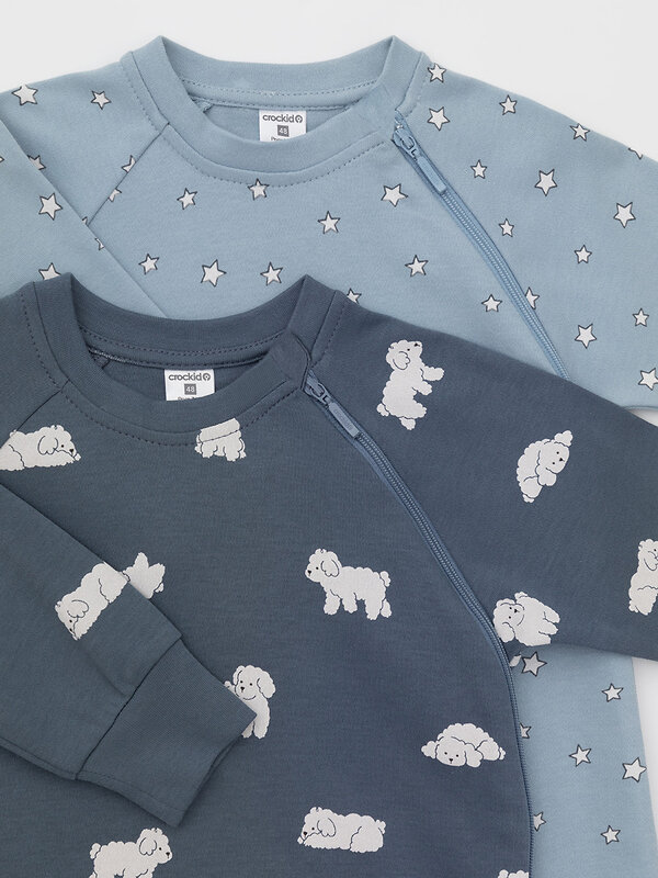 CROCKID Комбинезон 571876 К 6444-2уп синий