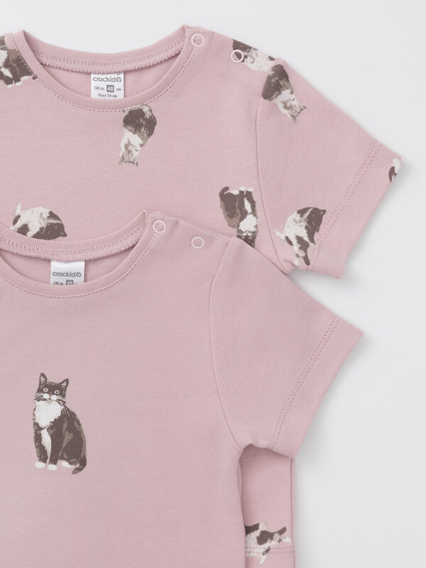 CROCKID Футболка 571886 К 301156-2уп розовый