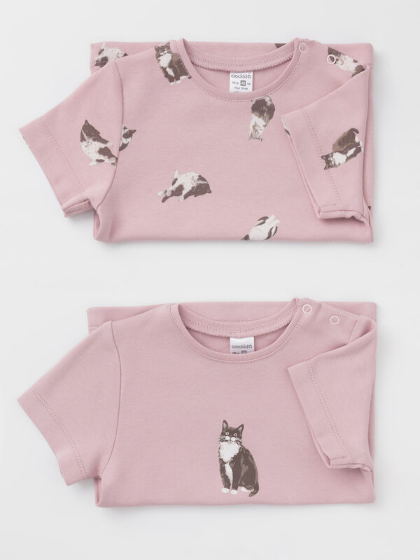 CROCKID Футболка 571886 К 301156-2уп розовый