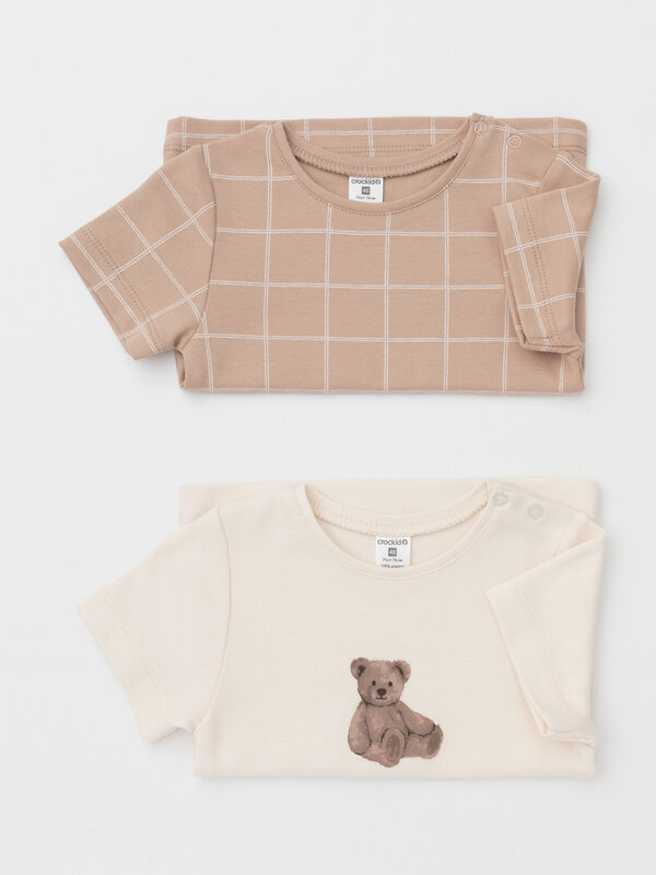 CROCKID Футболка 571890 К 301156-2уп бежевый