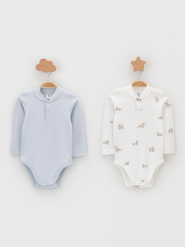 CROCKID Боди 571891 К 6542-2уп светло-серый5