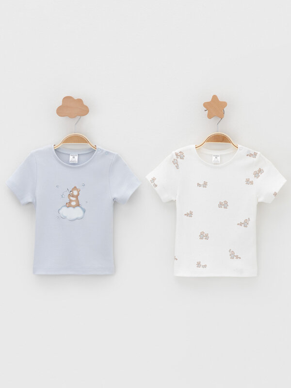 CROCKID Футболка 571904 К 301156-2уп светло-серый5