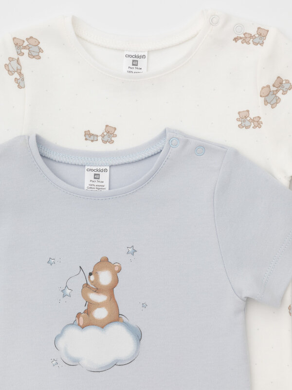 CROCKID Футболка 571904 К 301156-2уп светло-серый5