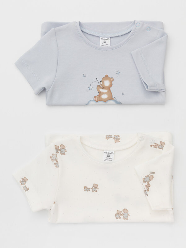 CROCKID Футболка 571904 К 301156-2уп светло-серый5