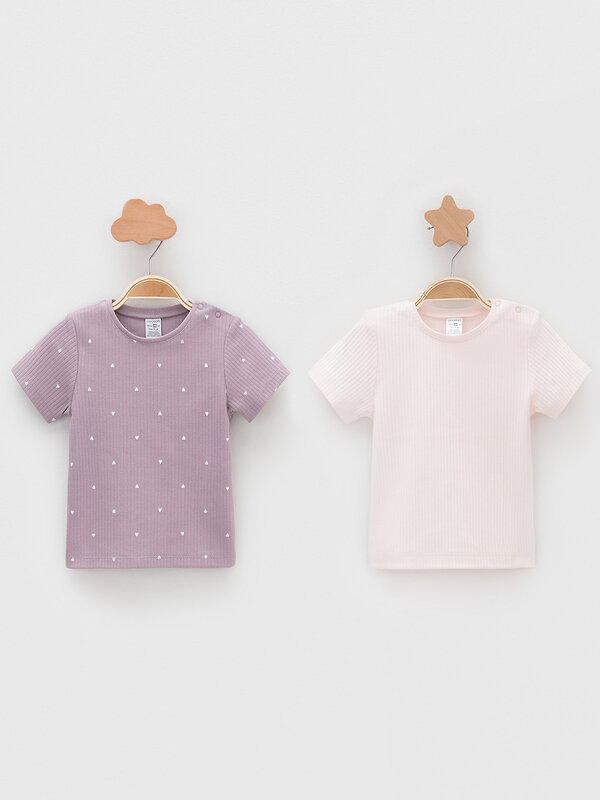 CROCKID Футболка 571908 К 302521-2уп светло-розовый