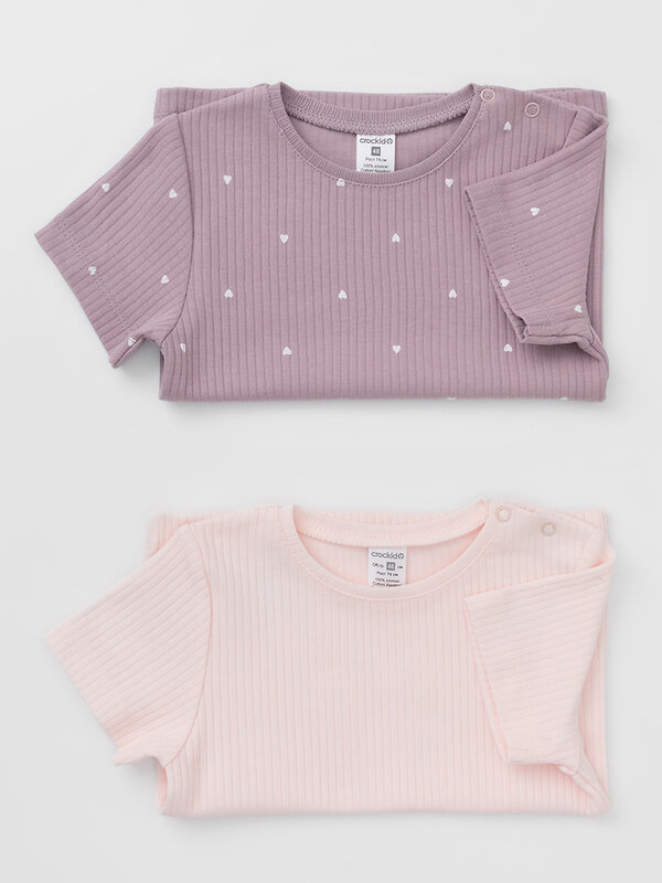 CROCKID Футболка 571908 К 302521-2уп светло-розовый