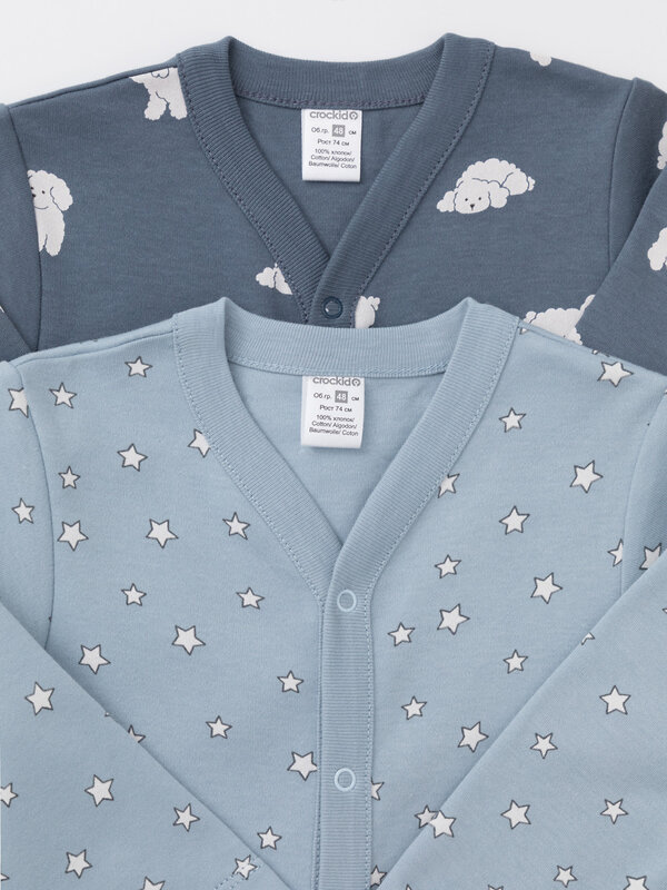 CROCKID Комбинезон 571911 К 6025-2уп синий