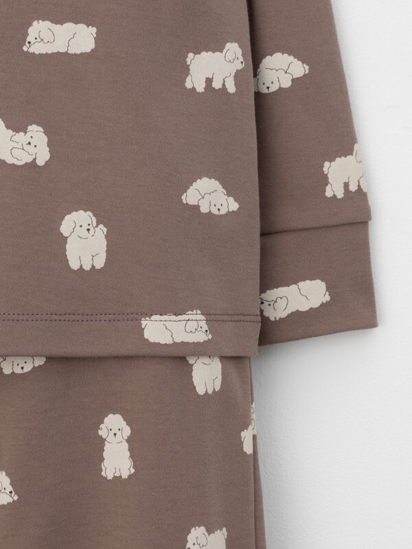 CROCKID Пижама 571915 К 1552 коричневый