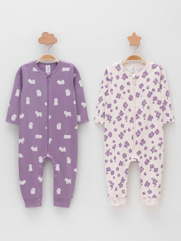 CROCKID Комбинезон 571923 К 6522-2уп фиолетовый