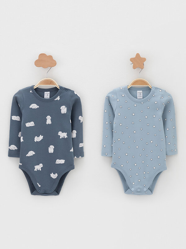 CROCKID Боди 571929 К 6087-2уп синий