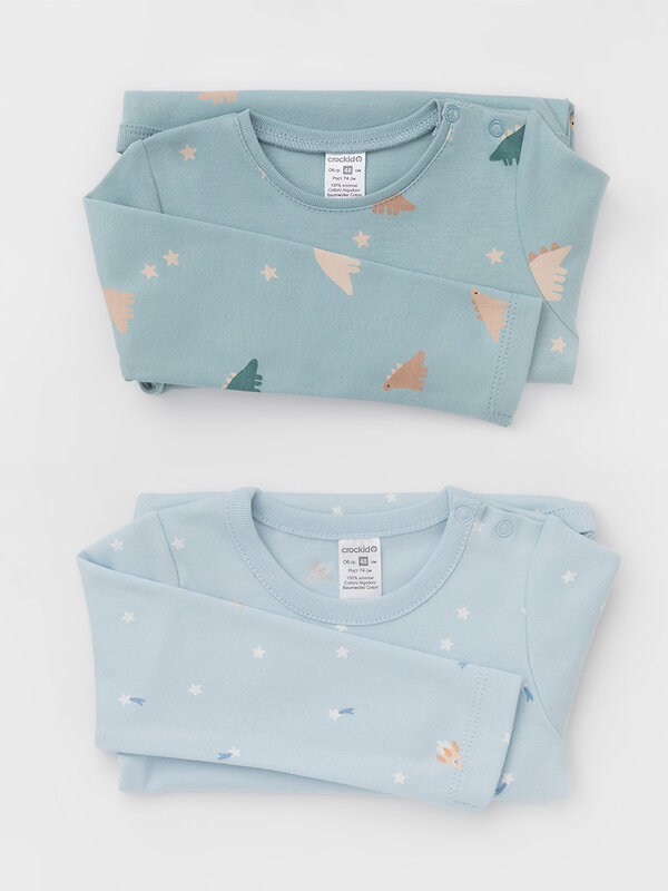 CROCKID Боди 571933 К 6087-2уп голубой