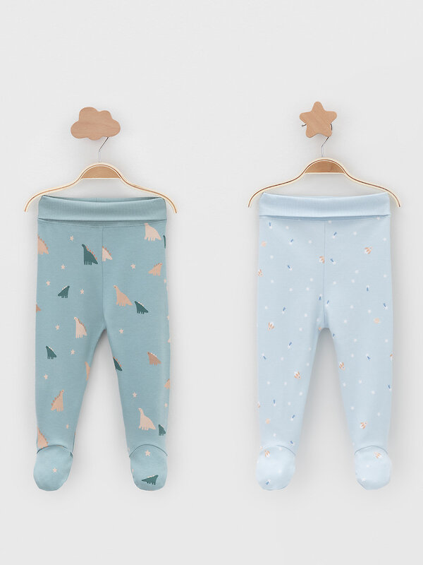 CROCKID Ползунки 571934 К 400220-2уп голубой