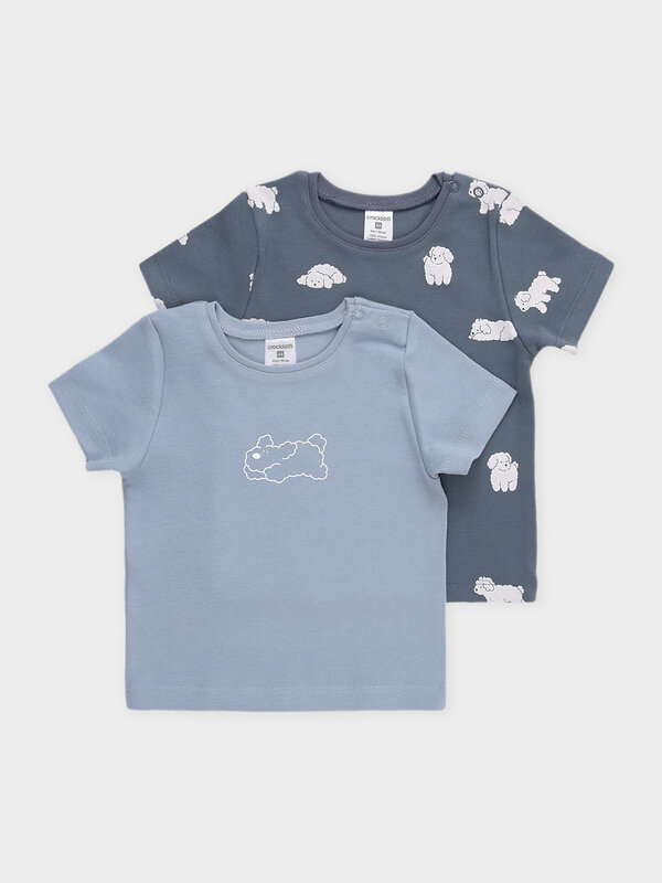 CROCKID Футболка 571936 К 301156-2уп голубой