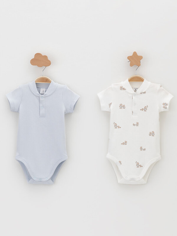 CROCKID Боди 571937 К 6543-2уп светло-серый5