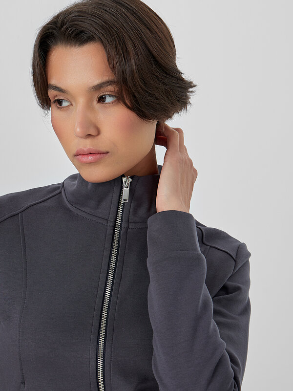 MARK FORMELLE Толстовка 571945 172039 металлический серый +печать