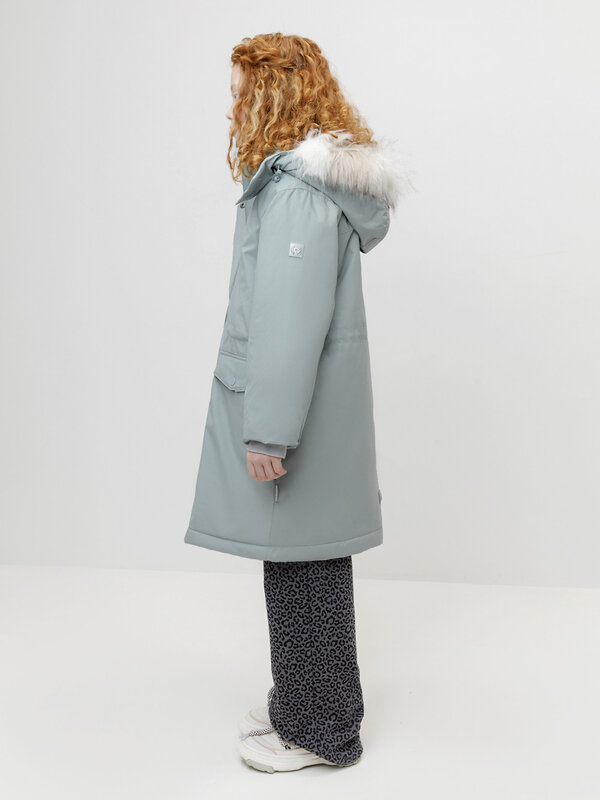 CROCKID Пальто 572002 ВК 38107/11 ГР зеленый