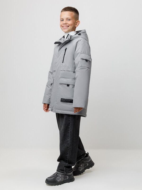 CROCKID Куртка 572050 ВК 36105/2 ГР (128-158) серый