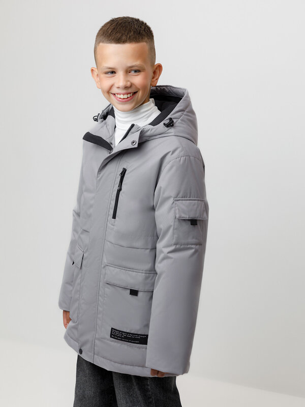 CROCKID Куртка 572050 ВК 36105/2 ГР (128-158) серый