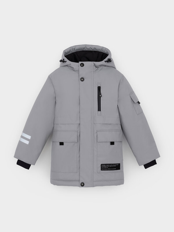 CROCKID Куртка 572050 ВК 36105/2 ГР (128-158) серый