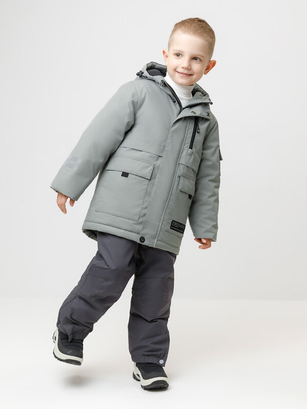 CROCKID Куртка 572051 ВК 36105/1 ГР (104-122) серый