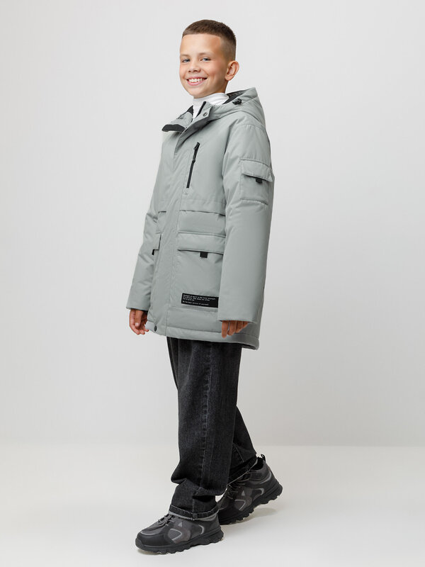 CROCKID Куртка 572052 ВК 36105/1 ГР (128-158) серый