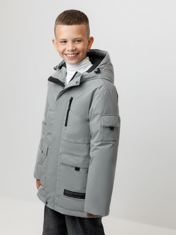 CROCKID Куртка 572052 ВК 36105/1 ГР (128-158) серый
