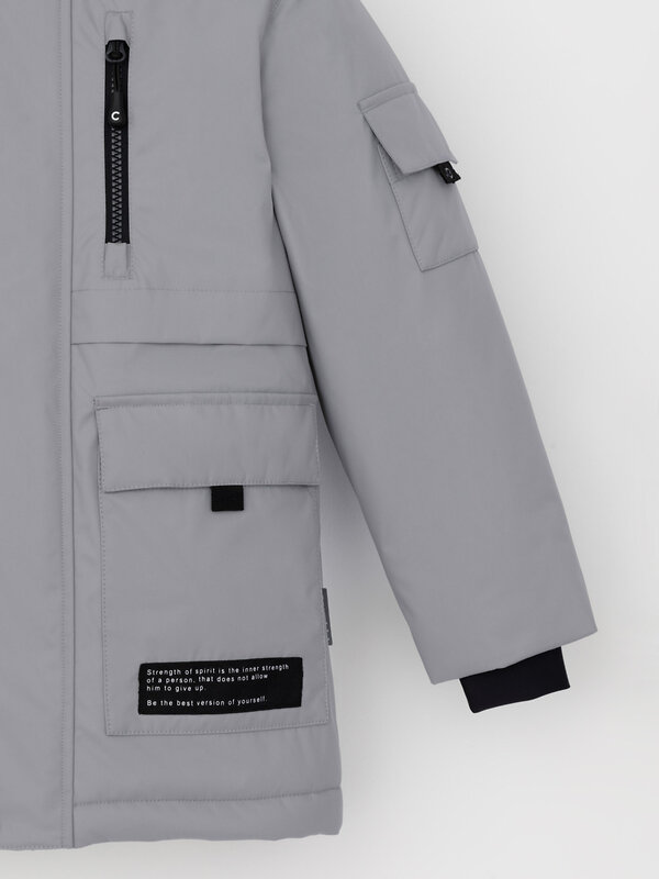 CROCKID Куртка 572053 ВК 36105/2 ГР (104-122) серый