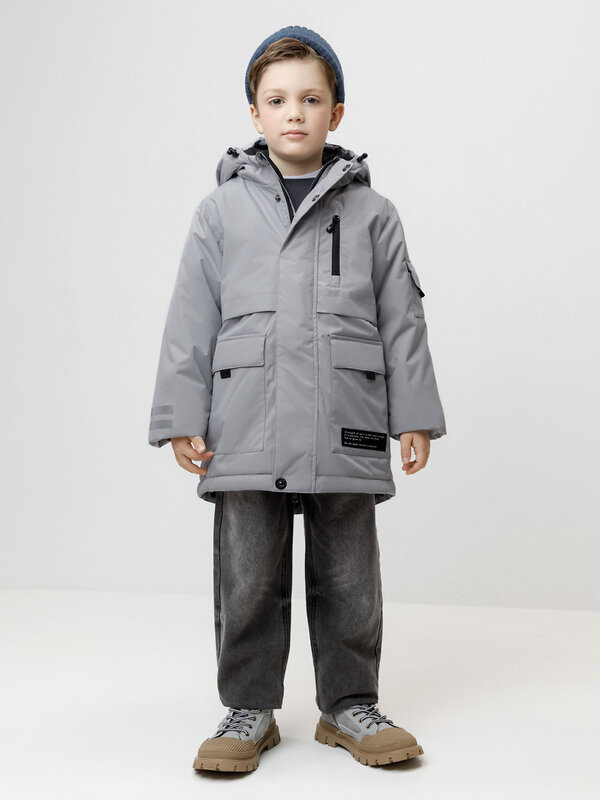 CROCKID Куртка 572053 ВК 36105/2 ГР (104-122) серый