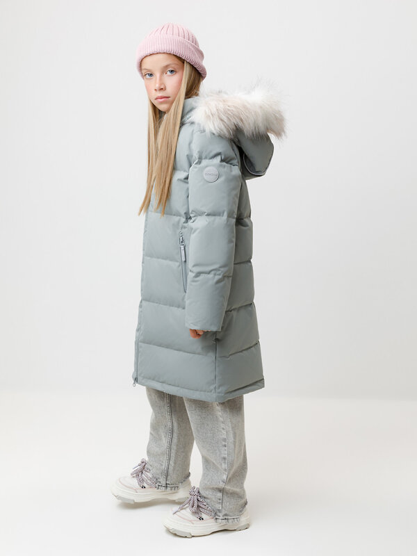 CROCKID Пальто 572085 ВК 34069/3 УЗГ зеленый