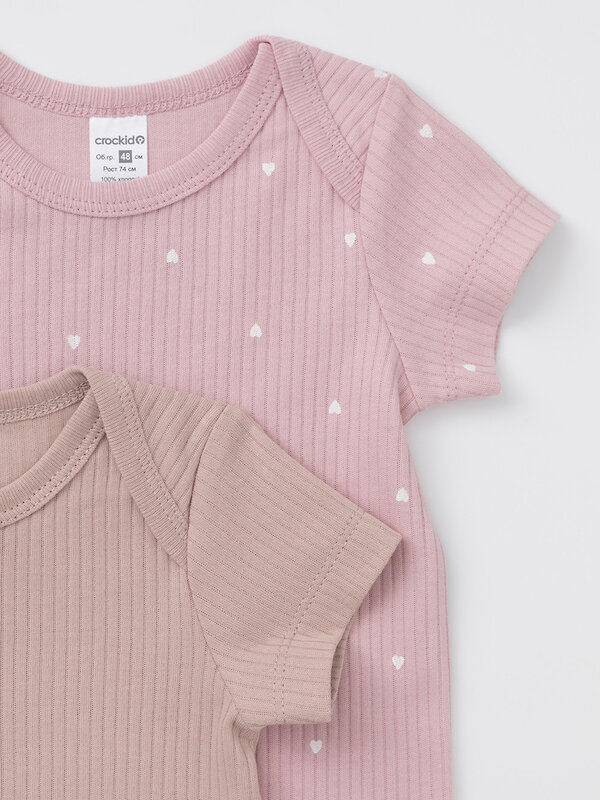 CROCKID Боди 572104 К 6525-2уп розовый