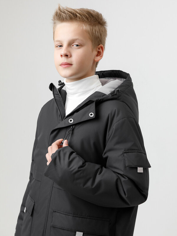 CROCKID Куртка 572184 ВК 36105/3 ГР (104-122) черный