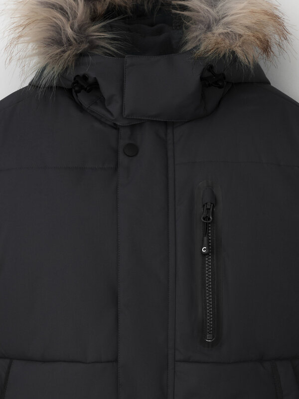 CROCKID Пальто 572187 ВК 36110/1 ГР черный