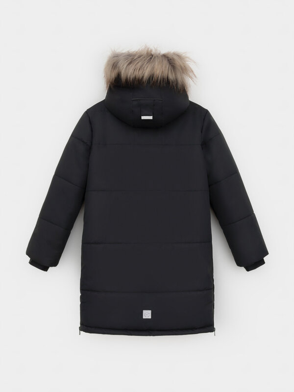 CROCKID Пальто 572187 ВК 36110/1 ГР черный